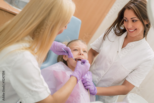 Little Girl At The Dentist