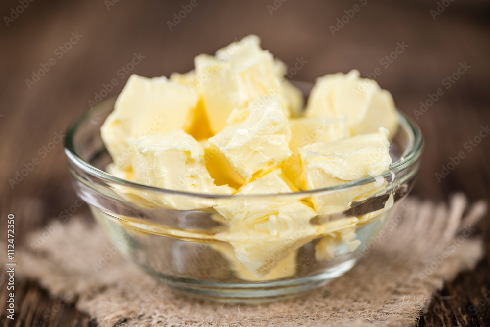Portion of Butter (selective focus) Portion of Butter (selective focus)