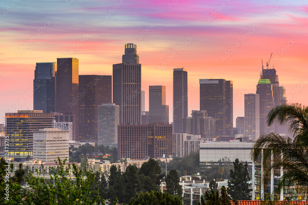 Obraz premium Los Angeles Skyline