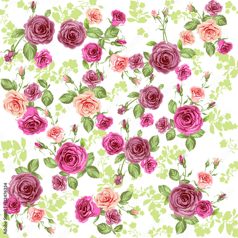 Spring floral pattern Spring floral pattern