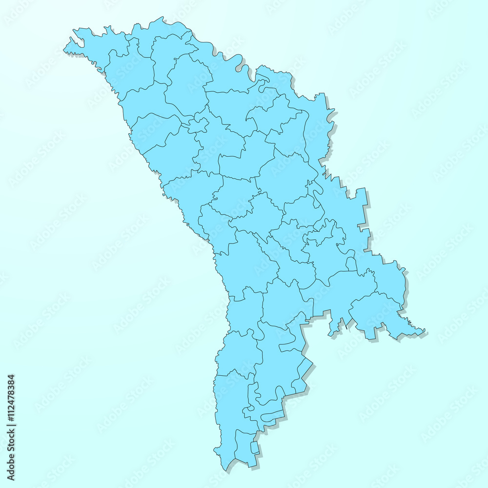 Moldova blue map on degraded background vector Moldova blue map on degraded background vector