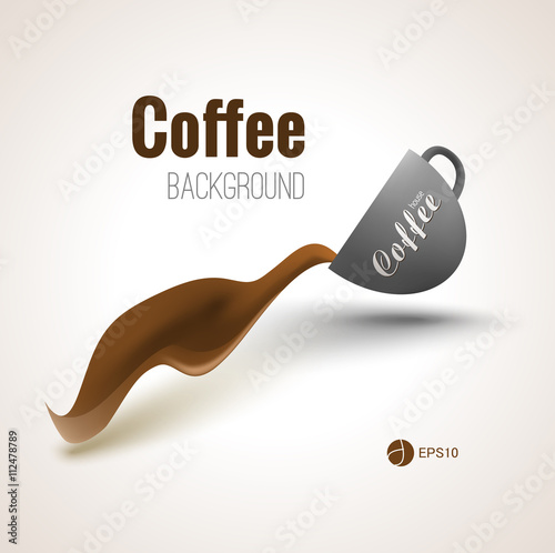 Coffee background for your designs, posters and advertisment