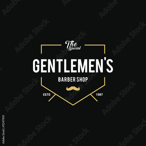 Vintage Barber Shop logo