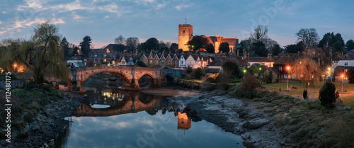 English countryside at night photo