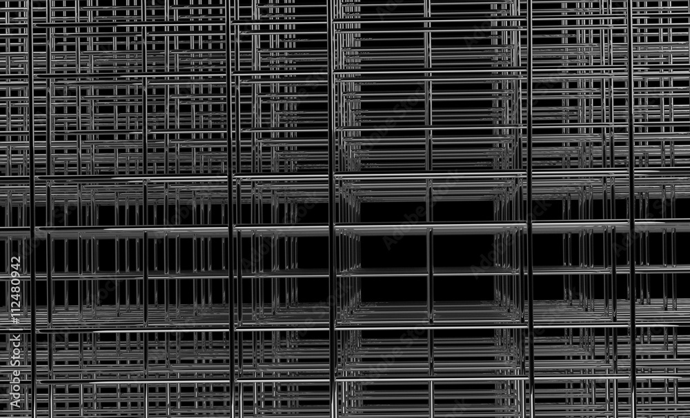 abstract three dimensional net 3d illustration abstract three dimensional net 3d illustration