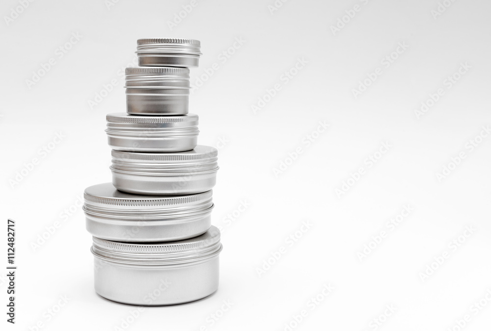 silver metal containers for cosmetics silver metal containers for cosmetics