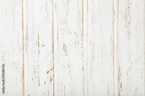 White wood wall texture background, close up