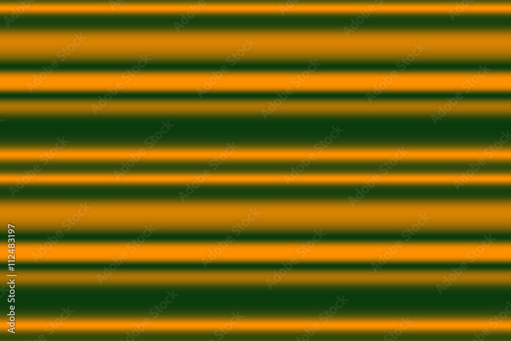 Obraz premium Illustration of orange and dark green horizontal lines