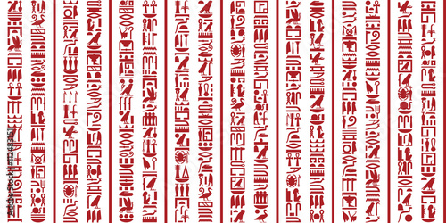 Egyptian hieroglyphic writing Set 2