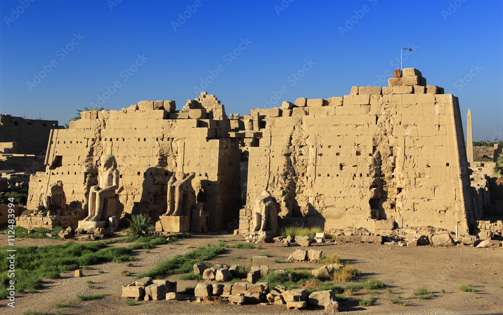 Egypt. Karnak Temple Complex The Eighth Pylon (was built by