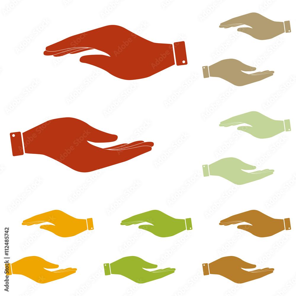 Hand sign illustration