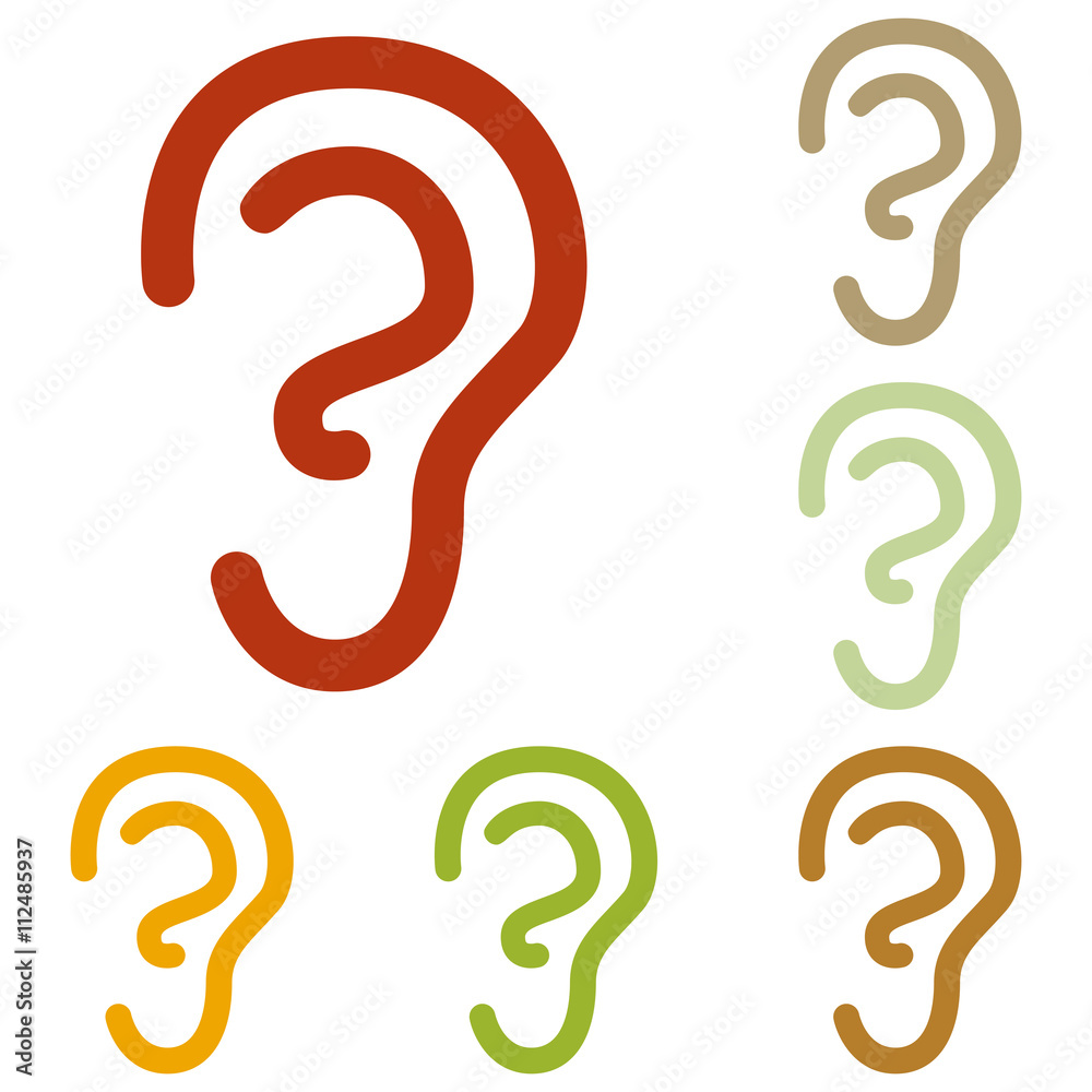 Human ear sign Human ear sign