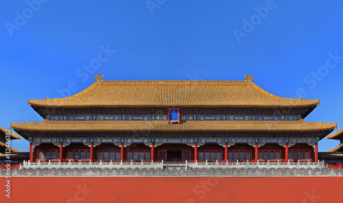 The Forbidden city in Beijing, China. 