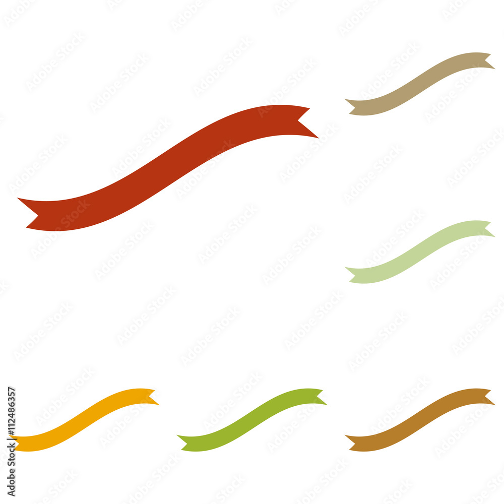 Banner ribbon sign Banner ribbon sign