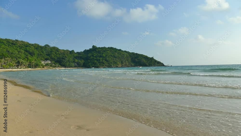 Beautiful tropical beach and sea landscape Beautiful tropical beach and sea landscape