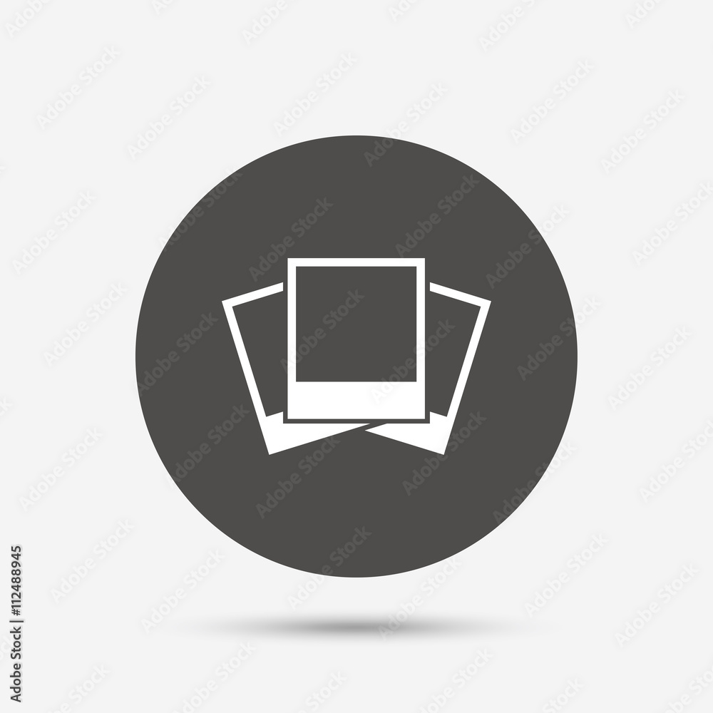 Photo frames template icon. Empty photography. Photo frames template icon. Empty photography.