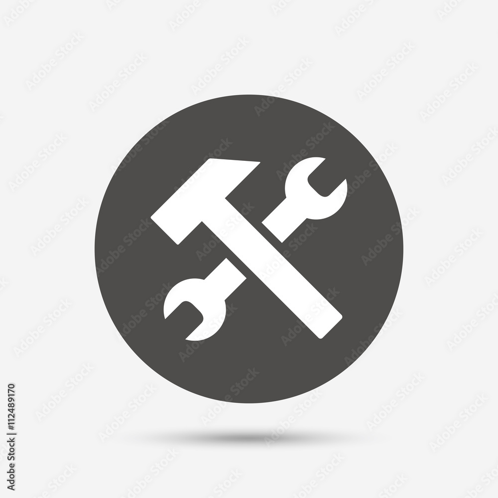 Repair tool sign icon. Service symbol. Repair tool sign icon. Service symbol.