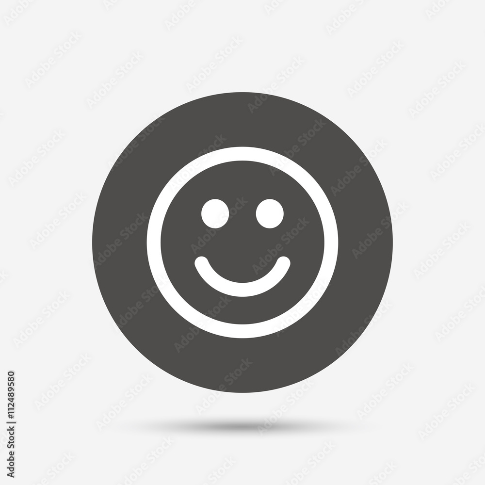 Smile icon. Happy face symbol. Smile icon. Happy face symbol.
