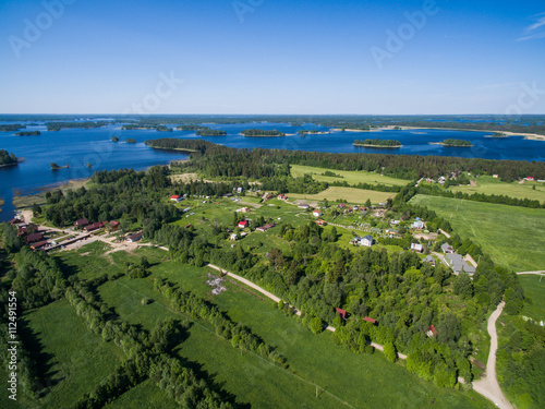Aerial Karelia view, Russia