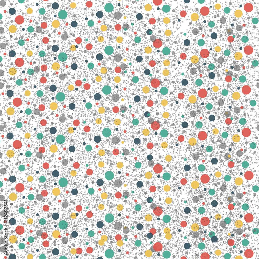 Colored circle seamless pattern Colored circle seamless pattern
