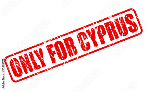 ONLY FOR CYPRUS red stamp text