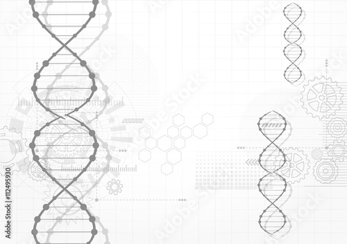 Science template, wallpaper or banner