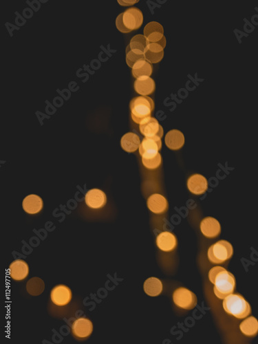 defocused bokeh lights