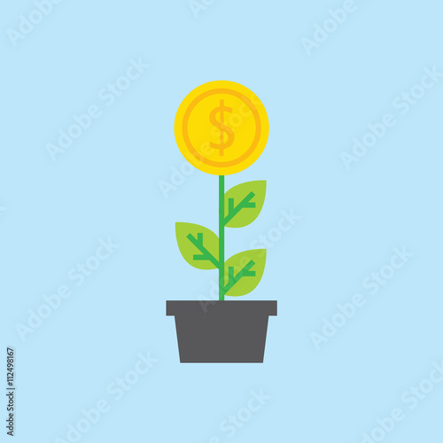 Tree Of Money Icon