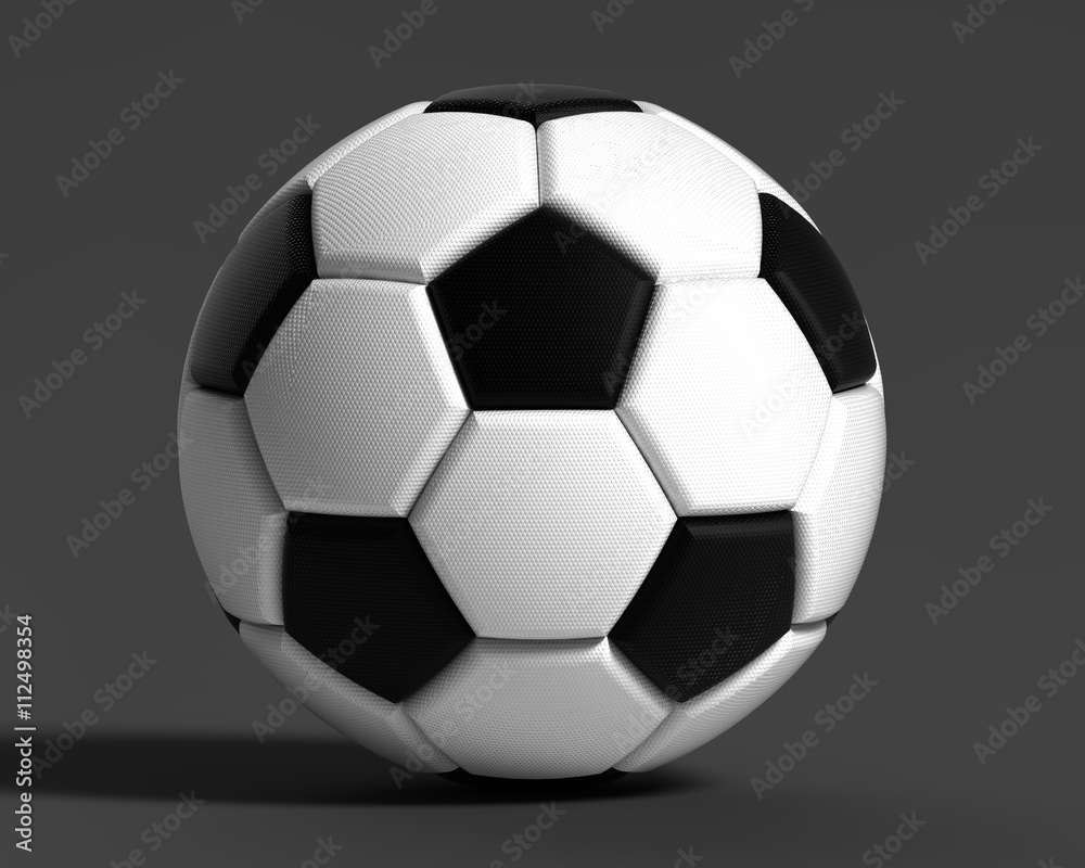 Soccer ball. 3D illustration. 3D CG. High resolution.
Soccer ball. 3D illustration. 3D CG. High resolution.