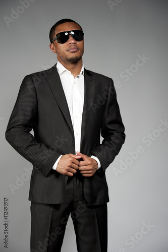 Attractive African American Male in A Suit