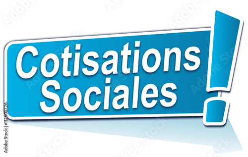 cotisations sociales sur étiquette bleue