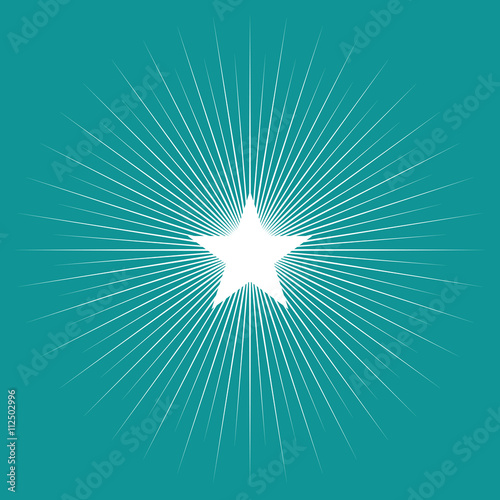 Simple graphic of star burst