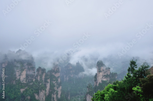 Wulingyuan in south-central China s Hunan Province   UNESCO World Heritage Site