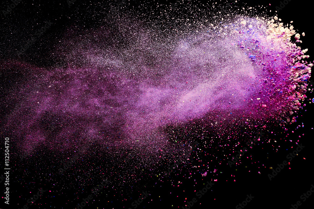 Splash of bright powder Splash of bright powder