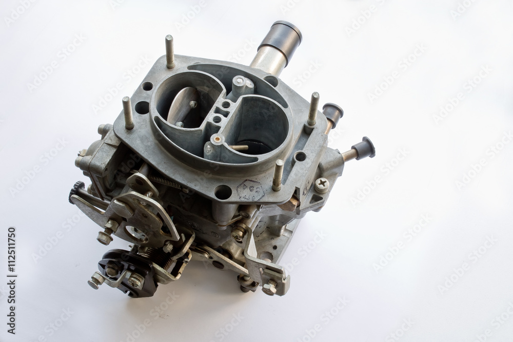 carburetor on white background carburetor on white background