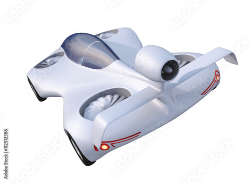 Flying vehicle of the future 3d concept, Air car,  Future flying car 3d concept, Electric transport, Electric car 3d render, Electric  car transport, Aero car concept