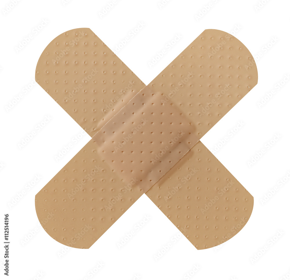 Cross band aid