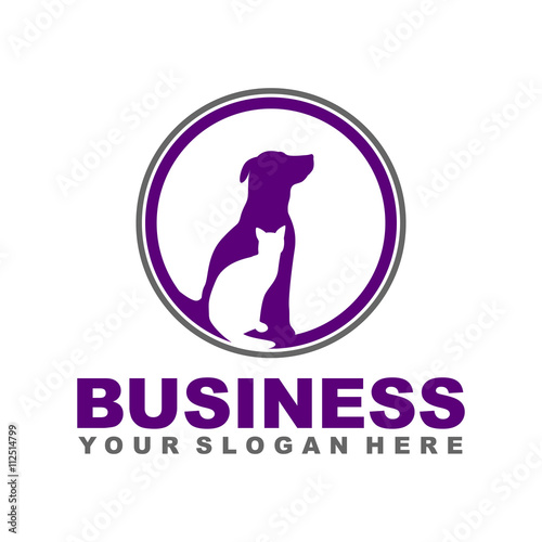 Vet - Pet Care Vector Logo