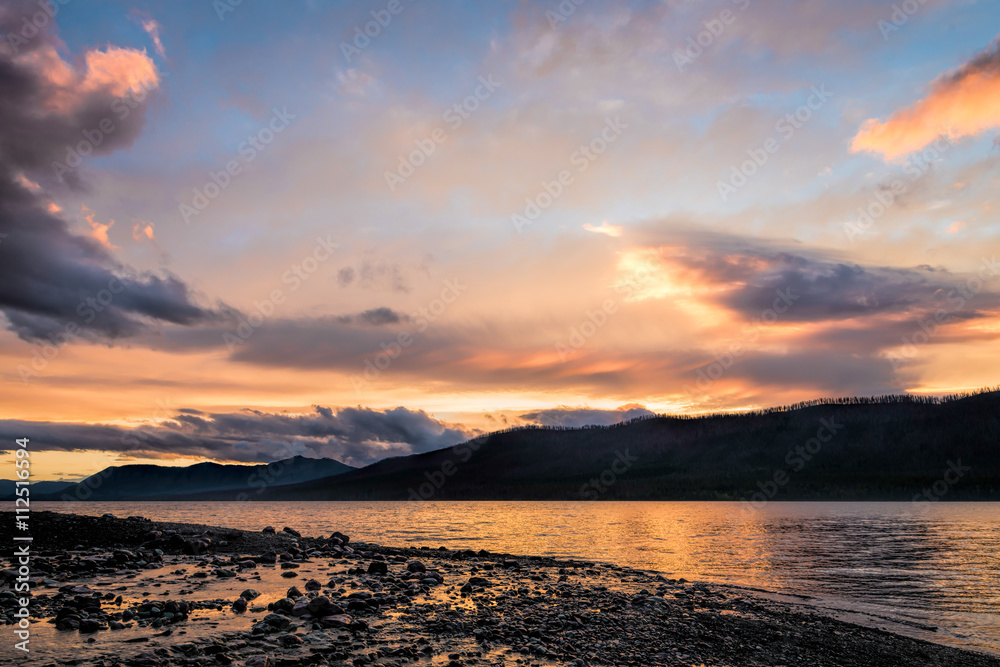 Sunset at Lake McDonald Sunset at Lake McDonald