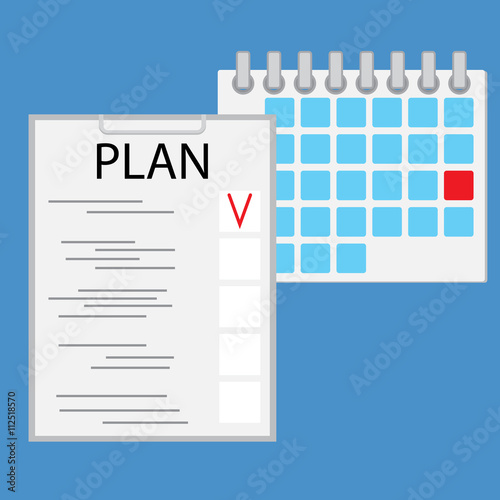 Planning day work flat