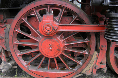 Antrieb und Fahrgestell einer Dampflokomotive