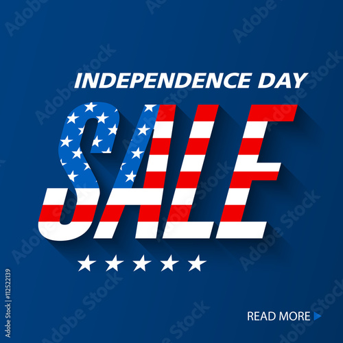 Independence Day Sale banner design template 