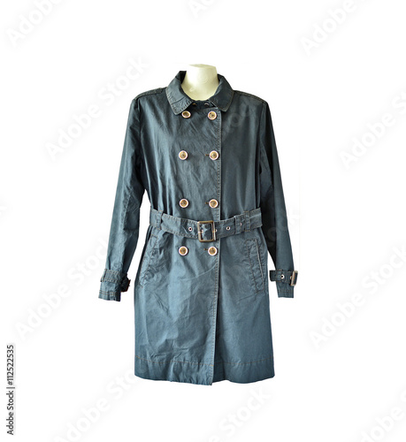 Quadro em tela Trenchcoat / Jeansoptik / Zweireiher / Sommertrend / Sommermantel / Damenmantel