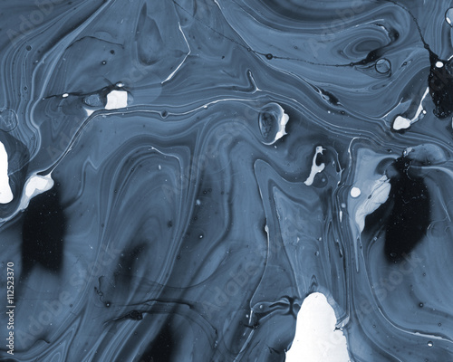 Black and white marble textures. Paper marbling