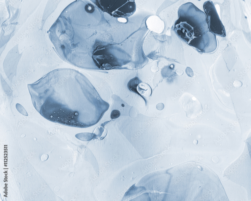 Naklejka premium Black and white marble textures. Paper marbling