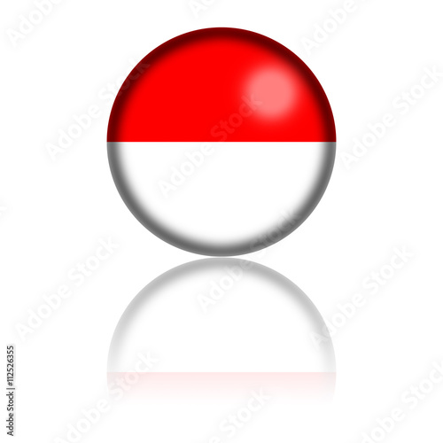 Free Download Indonesia Flag Sphere 3D Rendering - GFXLoad