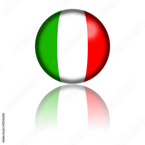 Free Download Italy Flag Sphere 3D Rendering - GFXLoad