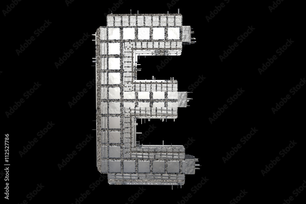Stylish futuristic Sign in Motion. Nice 3D Render Stylish futuristic Sign in Motion. Nice 3D Render