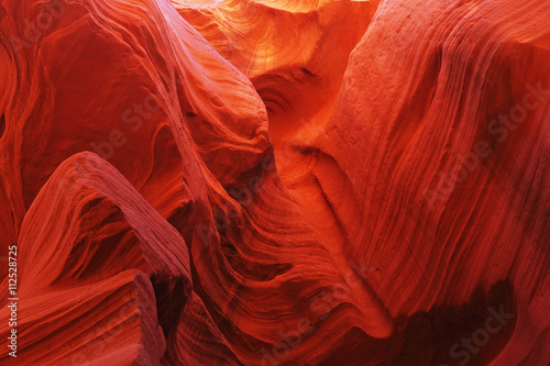 Magic play the colors in the Antelope Canyon