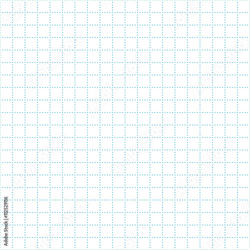 White squared dots paper sheet texture or background. vector page notebook in cage